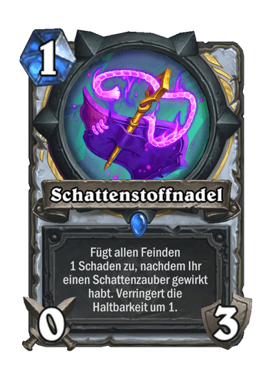 Schattenstoffnadel