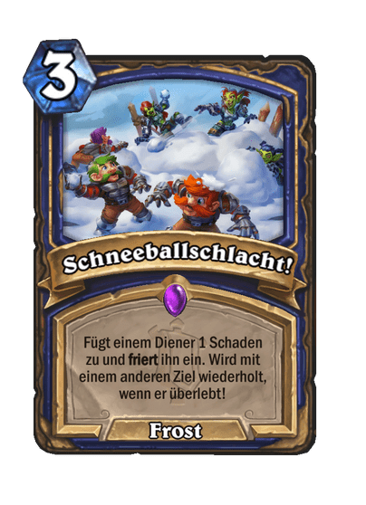 Schneeballschlacht!