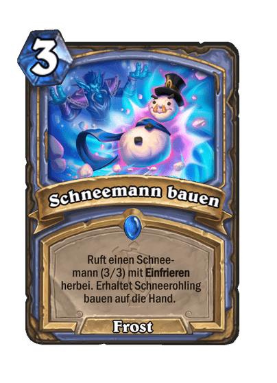 Schneemann bauen