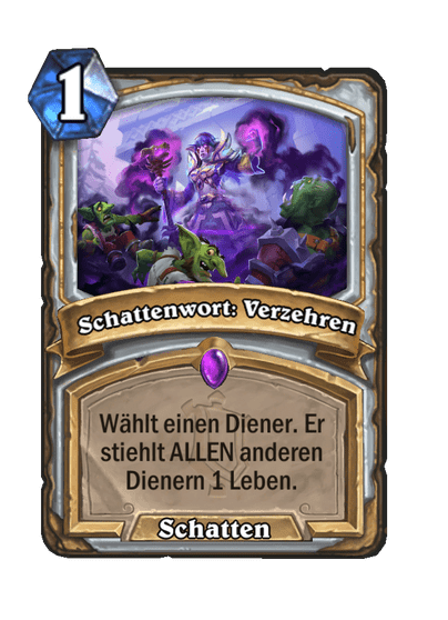 Schattenwort: Verzehren