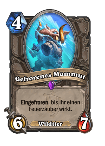 Gefrorenes Mammut