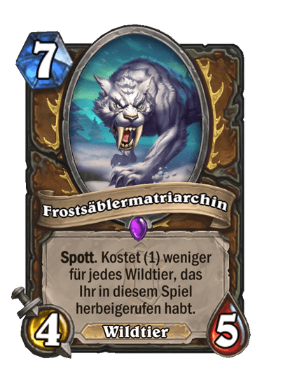 Frostsäblermatriarchin