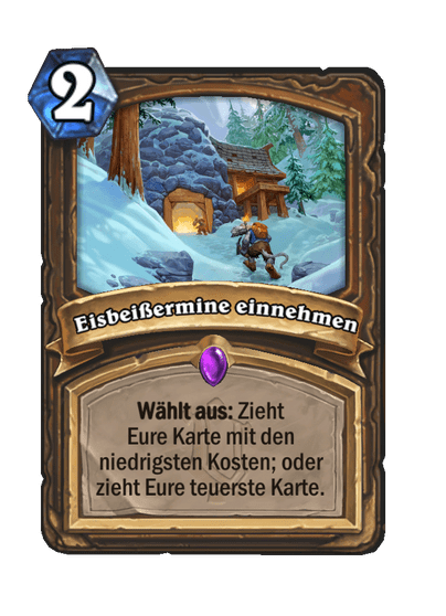 Eisbeißermine einnehmen