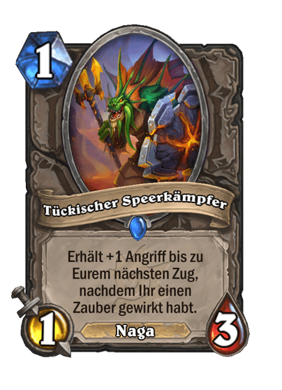 Tückischer Speerkämpfer