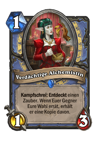 Verdächtige Alchemistin