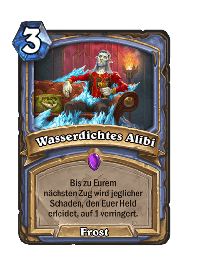 Wasserdichtes Alibi