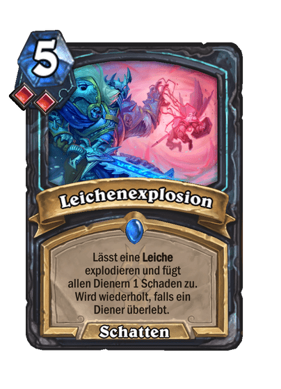 Leichenexplosion