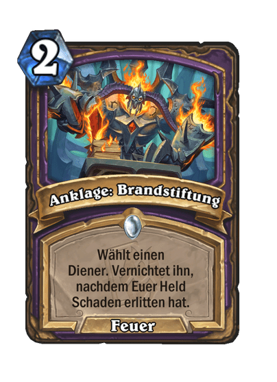 Anklage: Brandstiftung