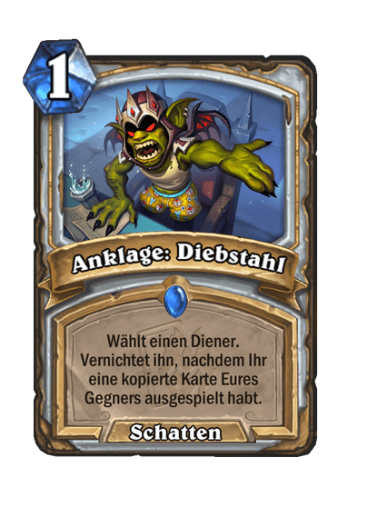 Anklage: Diebstahl