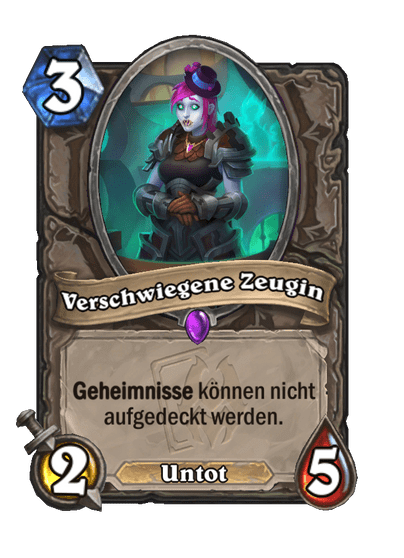 Verschwiegene Zeugin