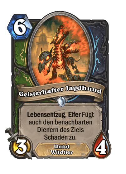 Geisterhafter Jagdhund