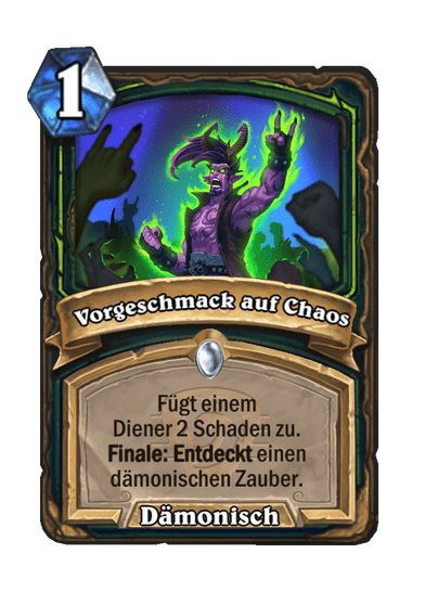 Vorgeschmack auf Chaos