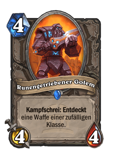 Runengetriebener Golem