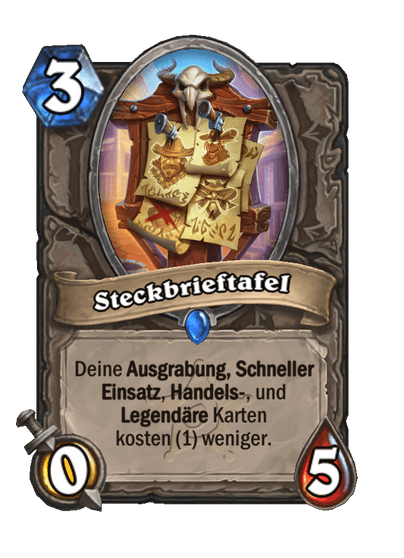 Steckbrieftafel